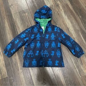 Gymboree robot dog wind breaker rain coat toddler boy 2T-3T